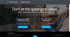 Desktop Screenshot of amershamcc.ndo.co.uk