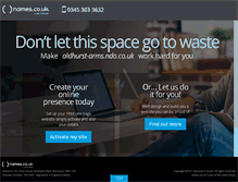 Tablet Screenshot of aldhurst-arms.ndo.co.uk