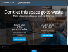 Tablet Screenshot of classiccars.ndo.co.uk