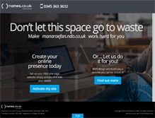 Tablet Screenshot of manaraefan.ndo.co.uk