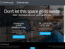 Tablet Screenshot of fourthwall.ndo.co.uk
